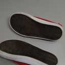 Boys Girls Cushioned Canvas Shoes Slip On Sneakers Soft and Durable Red,Size 13