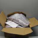 Crestlive Products Outdoor Chair Cushions Set of 4, 19" x 19" Patio Seat Cushions for Furniture with High-Density Foam, Waterproof and Fade Resistant Wicker Chair Pads for Outside Sofa, Grey (Light Gray)