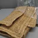 FRELISH DECOR Handwoven Jute Area Rug - 2x3 feet - Natural Yarn - Rustic Vintage Beige Braided Reversible Rug - Eco Friendly Rugs for Bedroom - Kitchen - Living Room - Farmhouse (2'x3')
