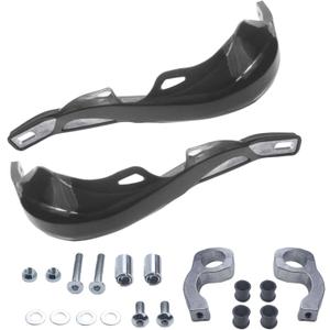 Universal Motorcycle Handlebar Protection Hand Guards Handguards Handle Protector Protective Gear 7/8" 22mm and 1 1/8" 28mm with Mounting Kits for Dirt Pit Bike Motocross ATV (Black)