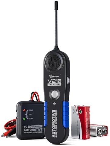 VDIAGTOOL V210 Wire Tracer Automotive Electrical Open & Short Finder Circuit Tester Wire Breaker Finder Fault Probe Cable Tracker Electrical DC 6-42V