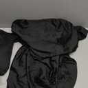 Trlyc 2 Pack 6FT Spandex Table Cloth - 72 x 30 Inch Rectangular Stretch Tablecloth, Wrinkle Resistant Scretch Table Cover for Wedding, Party, Banquet, Picnic, Outdoor Decoration (2Pcs,Black)