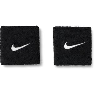Nike Unisex Adult Swoosh Classic Wristband 2 Pack (One Size, Black/white)