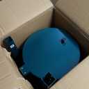 Pet Waste Station with Pedal - Includes 600 Roll Bags & 50 Can Liners - Glow in the Dark Dog Waste Station with Dog Poop Sign, Bag Dispenser, Hand Sanitizer Bottle & Outdoor Trash Can with Lid, Blue