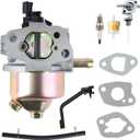 Carburetor for Champion Power Equipment 3500 4000 Watts Generator Engine, Carb with Fuel Tank Shut off Valve Spark Plug Tune-Up Kit