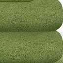 GLAMBURG 100% Cotton 2 Pack Oversized Bath Towel Set 28x55 Inches, Ultra Soft Highly Absorbant Compact Quickdry & Lightweight Large Bath Towels, Ideal for Gym Travel Camp Pool - Kiwi Green