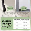 FLYZZZ Screen Spline 0.125" (1/8"), 100 ft | for Narrow Grooves ONLY | NOT for All Standard Windows (See Guide in Image #2)