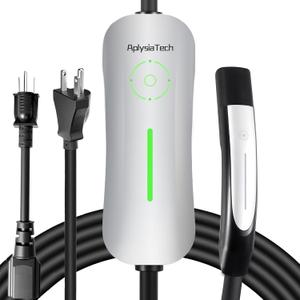 Level 1/2 EV Tesla Charger,16A 120V/240V Tesla Home Charging Station, 21FT Cable NEMA 6-20 Plug NEMA 5-15 Adapter, NACS Connector, Travel Portable Wall Charger for Tesla Model Y/3/S/X