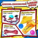 Zeaxuie 12 Pack Long-Lasting Heavy Various Dog Chew Toys Pack for Aggressive Chewers,Includes Dog Rope Toy,Squeaky Toys & Indestructible Chew Bone for Medium,Large & X-Large Breeds Dogs (Colorful)