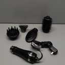 CHI Volumizer 4-in-1 Blowout Brush, Hair Dryer Creates Smooth, Silky & Shiny Hair, Four Interchangeable Attachments For Versatile Styling, Black