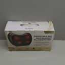 Back Massager, Shiatsu Neck Massager with Heat, Electric Back Massager for Shoulder, Back, Leg, Deep Tissue Kneading Massage to Relief Muscles, Massage Pillow for Mom/Dad/Women/Men (Black)