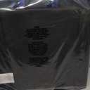 Crazy Creek Original Chair Perfect for Stadium Seats, Camping, Hiking & More, Comfort on All Terrains, Adjustable Straps, Lightweight Design, Water-Resistant (Black W/ Blue)