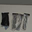 Goovilla Shelf Bracket, Heavy Duty Floating Shelf Brackets 8 inch Long, 4 Pack Brackets for Shelves, Black Coated Metal Wall Shelf Support Brackets with 1/5 Inch Thick and 160 lb. Load Capacity