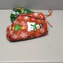 JOYIN 2 PCS Christmas Jumbo Bicycle Gift Bag 72x60 with Tag, Xmas Extra Large Red Green Bike Bags for Heavy Duty Present Wrapping, Huge Gifts Decorations