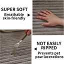 HAOMAIJIA Waterproof Couch Cover for Dogs Washable,Faux Fur Pet Couch Covers for Sofa,Soft Dog Bed Cover Non-Slip Couch Covers for 3 Cushion Couch Sofa Pet Friendly (Grey, 35" x 62")