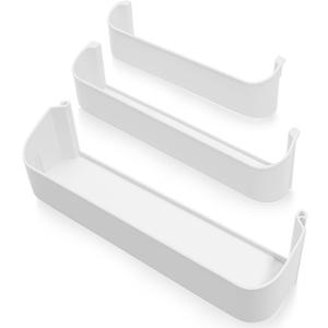 29325760166 RV Refrigerator Door Shelf Kit Compatible with Dometic DM2672 DM2682 DM2683 DM2862 DM2652, Replace RV Fridge Freezer (3316081901) /Upper (2932576016) /Bottom (2932575018) Door Shelf