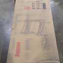 Aquzee Computer Desk with Hutch Bookshelves, 55 Inch Home Office Writing Desk with Space Saving Design, Gaming Table Organized Desk with Storage Shelves Bookshelf Easy Assemble, Rustic Brown