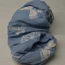 Ironing Board Cover and Pad, Standard Size 15x54, Thick Padding, Elastic Edge, Resist Scorching, Adjustable Fastener, Heavy Duty Floral Iron Board Covers (Butterfly) (Retro Blue (Butterfly))