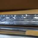 Ivilon Window Curtain Rod End Cap - 1 inch Pole. 120 to 240 Inch. Black