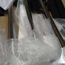 Writing Computer Desk, 60-Inch Large Executive Desk Office Workstation with Chrome-Plated Legs and Built-in Power Outlet, Writing Table Business Furniture, Modern Minimalist Style for Home Office (Light Brown)