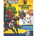 MARVEL Avengers Sticker Activity Valentines, 16 ct
 2 Pack