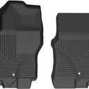 Husky Liners Weatherbeater Floor Mats | Fits 2022-2026 Nissan Frontier, Crew & King CAB ONLY | Front Row, 2-pc Black - 13521