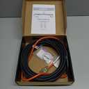 HEATIT 40ft Self-Regulating Heating Cable for Pipe Freeze Protection, Pipe Heat Tape for Water Pipes, Energy-Saving, Keeps Water Flowing at -40F, ETL Listed, 120V 3W/FT