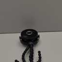 Mini Portable Stroller Fan for Travel,360 Rotation,4-Speed LED Night Light Clip on Fans Operated by Rechargeable Battery, Baby Essentials for Car Seat Beach Bed Golf Cart (Black)