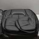 Coverado Universal Seat Covers Front, 2-Pack Universal Seat Covers for Cars, Waterproof Nappa Leather Car Seat Covers with Head Pillow, Auto Protectors Fit for Most Sedans SUV Pick-up Truck-Black