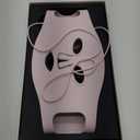 LED Face Mask Light Therapy, 4 Modes Portable Red Light Therapy for Face with 2000mAh Rechargeable Remote, Blue, Orange, 850NM Infrared & Red Light Mask, 400 LEDs for Anti-Aging, at Home (PINK)