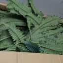 MARTINE MALL 2Pcs 48''/128 Leaves Artificial Ferns for Outdoors Look Real Fake Ferns, Large Faux Boston Ferns for Outdoor Planter Realistic UV Resistant Artificial Fake Plants for Porch Patio Hanging