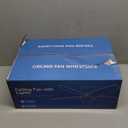 Ceiling Fans with Lights-42 Low Profile Ceiling Fan with Light and Remote/APP Control, Flush Mount, DC Reversible, LED Dimmable Modern Ceiling Fans for Bedroom, Indoor/Outdoor Patio Use (Brown)