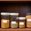 Dissolvable Food Labels, 1x2 Inch Label Stickers 1000PCS Food Labels Stickers for Containers Freezer Labels Tape Canning Labels Writable Date Labels, 2 Rolls