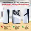 GRAUGEAR PS5 Pro/Slim SSD Heatsink Cover Set, Metal Heat Dissipation Cover, Copper Heat Pipe and Aluminum Fin for PS5 SSD Storage
