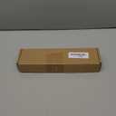 9.5 Large Acrylic Straw Holder for Cabinet Door - Reusable Tumbler Straw Organizer Storage, Small Kitchen Accessories Container, Ultra Sticky Cupboard Door Mounted (Transparent)