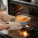 2Pcs Heart Shaped Cake Pans, Heart Baking Pan Cake Tin Mold for Valentines Weddings Birthday Party Oven DIY Desserts (6 inch & 8 inch)