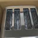 Cuisinart 4 Slice Compact Stainless Steel Toaster with Extra-Wide Slots for Bread, French Toast, Bagels & Pastries, Defrost & Reheat Functions, CPT-180P1, Brushed Stainless, Removable Crumb Tray