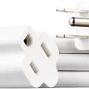 Amazon Basics Extension Cord, 3 Prong Outlet Extender, Indoor, 13 Amps, 125V, 6 Ft, White