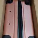 Amazon Basics 30" Hardside Large Checked Luggage, Expandable For Up to 15% More Space, Scratch-Resistant Surface, Four Multi-directional Wheels, Rose Gold