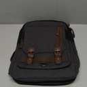 Lanola Water-resistant Canvas Backpack with Anti-Theft Pocket, Daypacks Fits 15.6 Inch Laptop for Men Perfect for Work, Travel, Daily Use (Black)