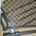 Ingenuity Decorative Panel Tall Baby Gate & Dog Gate, 28"-42" Wide, 30" Tall, Hardware or Pressure Mounted, Install on Top or Bottom of Stairs, Banister, or Doorway - Espresso