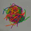 100 PCS Colorful Stretchy Fidget Strings Sensory Toys, Carnival Prizes Fidget Stress Relief Toy for Classroom Prize Children Gift Birthday Party Favors Kids 4-8 8-12