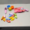 Montessori Toys for 1 Year Old - 20PCS Cloth Toddler Pink Fishing Game with Stacking Cups,Baby Color Sorting Toy 12-18 Months One Year Old Birthday Gift,Toddler Toys for 1 2 3 Year Old Boy Girl Gifts