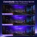 Galaxy Projector, Star Night Light, Star Projector with Timer & Remote Control for Bedroom Decor, Home Theater, Ceiling, Kids Room, Party, Relaxation (White)