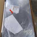 ANDY STAR 30"x48" Brass Gold Bathroom Mirror, Large Wall Mirror for Bathroom, Rounded Rectangle Mirror in Premium Stainless Steel Metal Frame Hangs Horizontal Or Vertical (Brushed Gold)