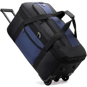 Large Rolling Duffel Bag with Wheels, 34" (130L) Expandable Weekend Travel Waterproof Bag Expandable design