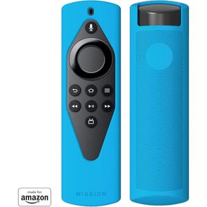 2 x Made for Amazon Remote Cover Case, for Alexa Voice Remote Lite | Blue