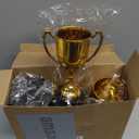 9 Inch Gold Trophy Award Gold Award Cup Employee Coworker Appreciation Gifts Golden Plastic Trophy for Thank You Teacher Nurse Volunteer Men Women Rewards Party