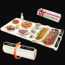 Warming Mat for Food Extra Large 31.5" Electric Warming Tray Warmers for Parties Buffet Portable Food Warming Mat Heating Mat for Food,Sourdough Warmer Defrosting Tray, 8s Fast Full Heat 9 Temp