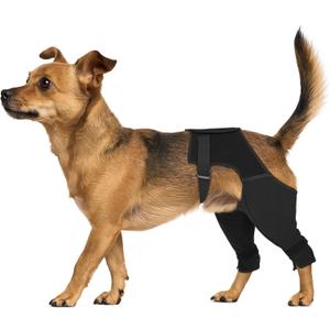 Dog Recovery Sleeve Rear Leg for Stop Licking, Comfortable Back Leg Pants for Wound ACL TPLO After Surgery, Dog Cone Alternative Protective, S